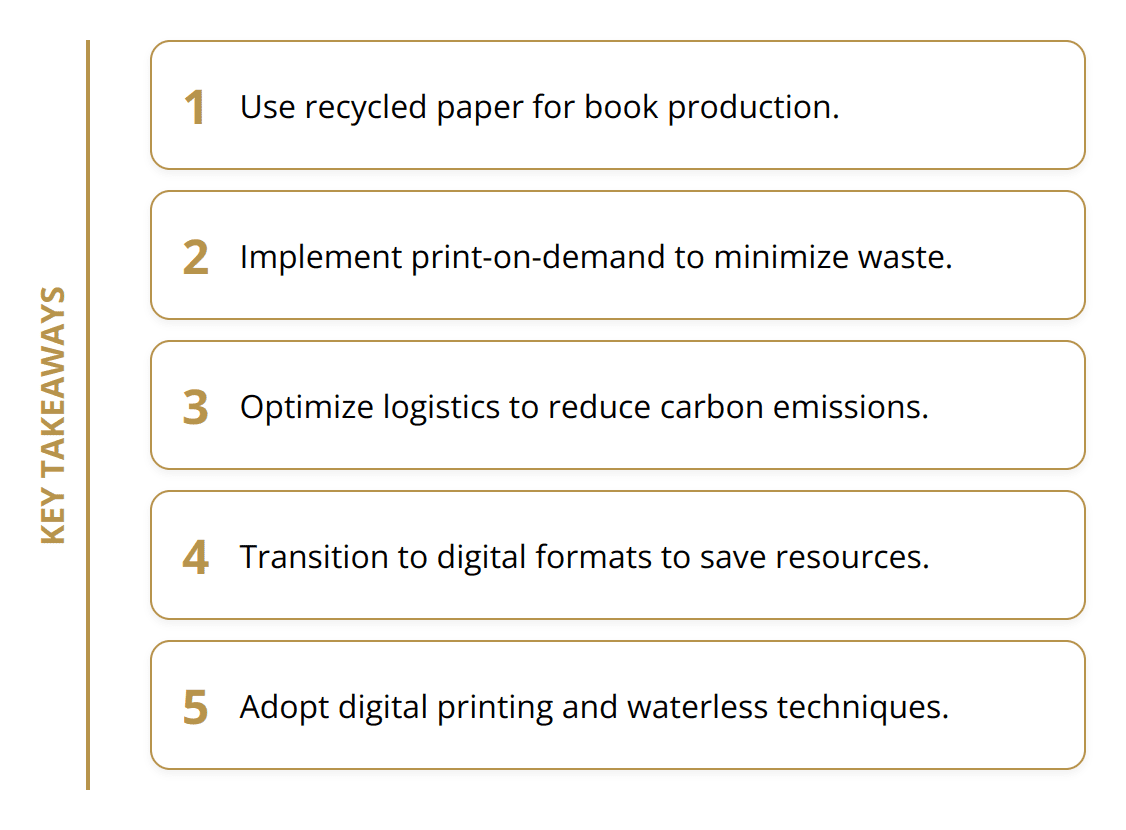 Key Takeaways - Why the Publishing Industry Needs to Embrace Sustainable Practices