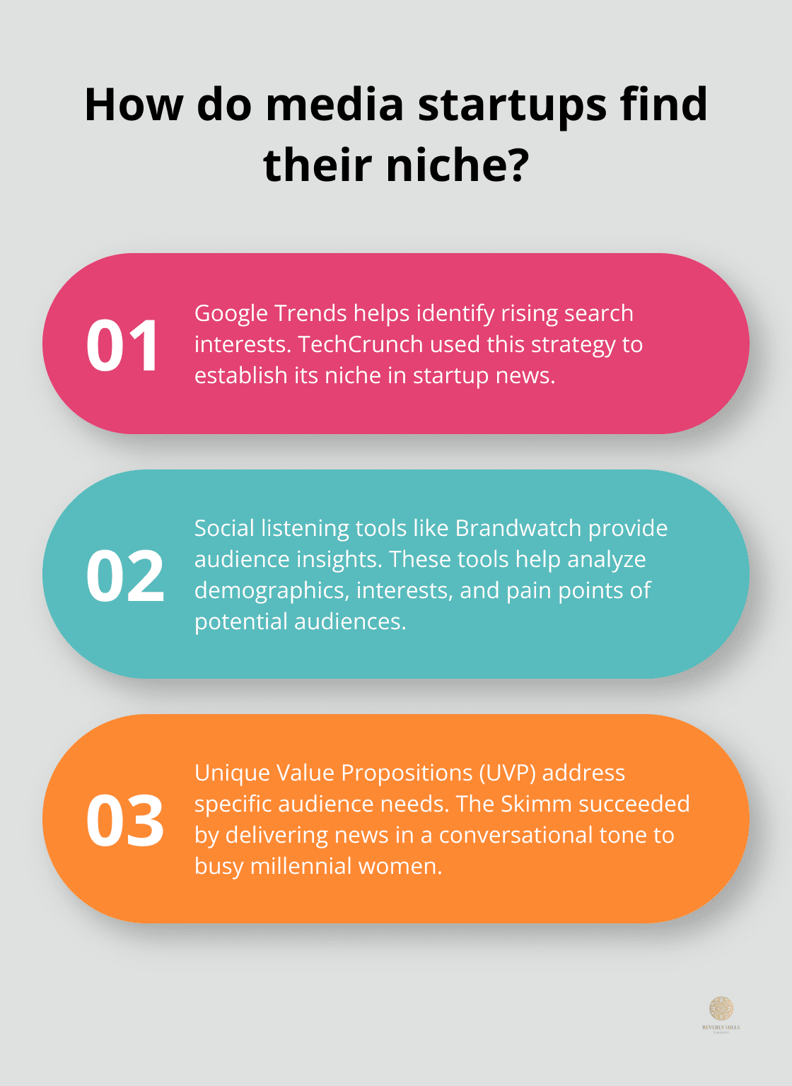 Infographic: How do media startups find their niche? - new media operation