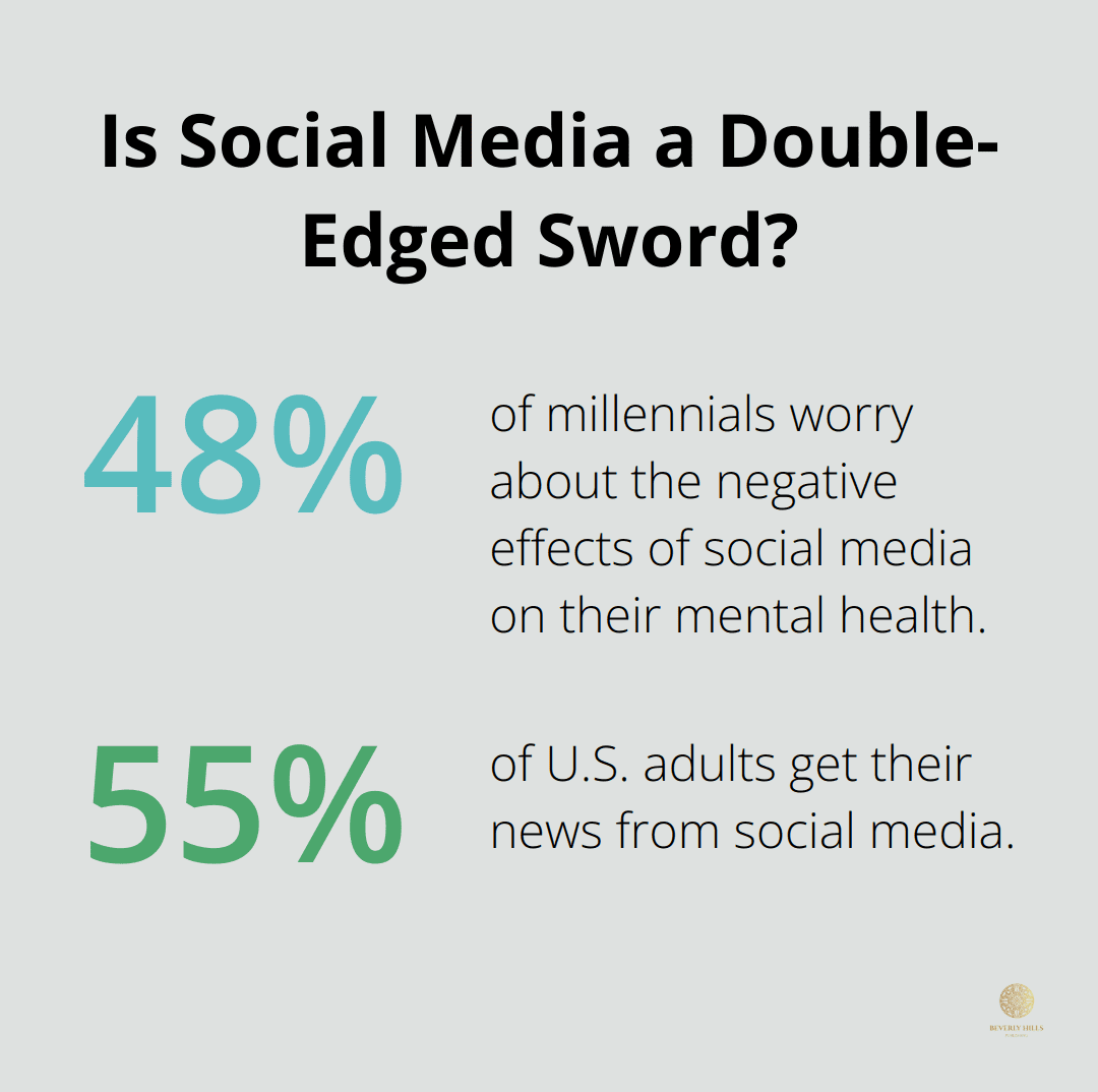 Infographic: Is Social Media a Double-Edged Sword? - what are new media