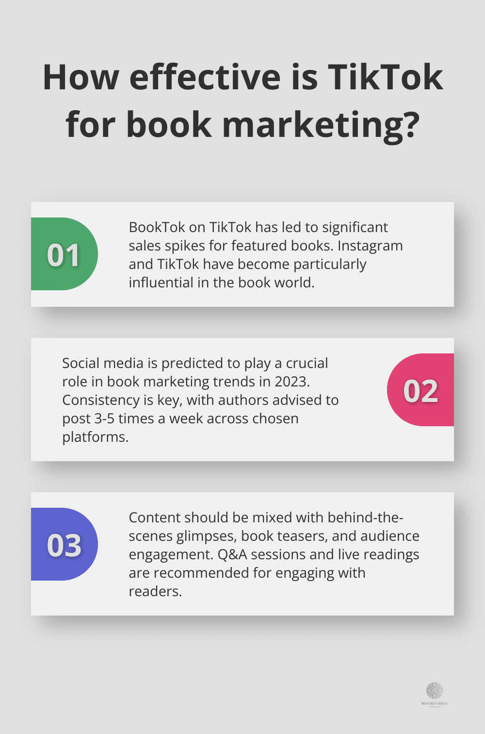 Infographic: How effective is TikTok for book marketing? - book marketing packages