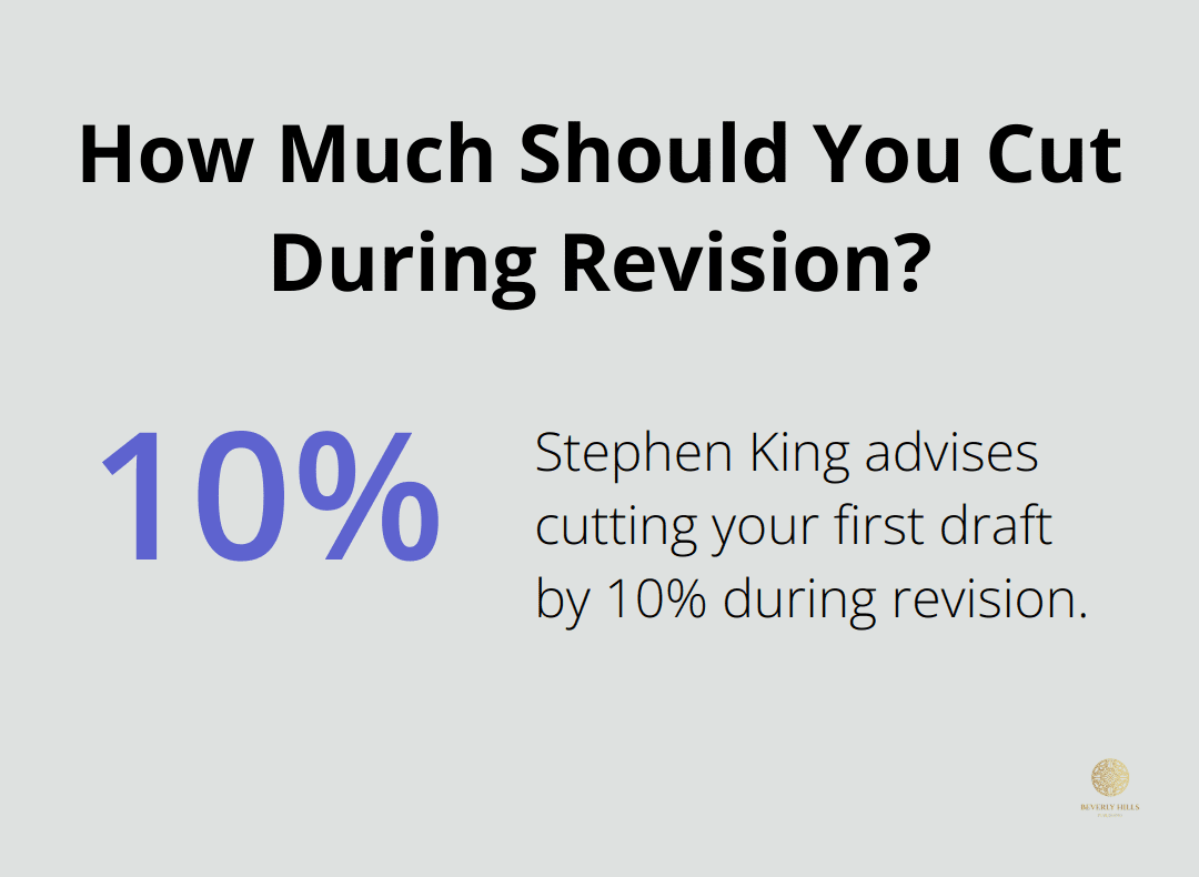 Infographic: How Much Should You Cut During Revision? - book publishing and marketing